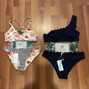 NWT Cupshe Sz Small bikinis!!! Adorable!!!
